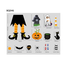 Load image into Gallery viewer, Halloween Decoration Stickers Pumpkin Lamp Spider Ghost Electrostatic Stickers,Style:, BQ040ABCD-45-46-47-48, BQ040ABCD-50-51, BQ041-42-43-44, BQ41-42-43-44-47-48, BQ049 + 050 + 052, BQ049 + 50 + 51 + (52 x 2), BQ049-51-52