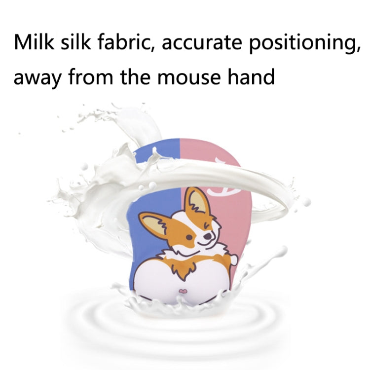 Silicone Hand Rest Thickened Wrist Mouse Pad, RJ-011 Cat Star, RJ-012 Big Face, RJ-013 Love Kiki, RJ-014 Blessing Full
