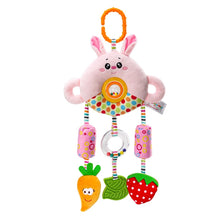 Load image into Gallery viewer, Stroller Toy 0-1 Year Old Bed Hanging Turn Bead Doll Baby Bed Bell Plush Rattle, H168190-3A Bear, H168190-3B Rabbit