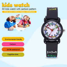 Load image into Gallery viewer, JNEW A335-20093 Children 3D Mathematical Calculations Waterproof Cartoon Watch