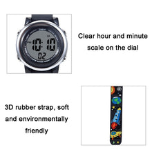 Load image into Gallery viewer, JNEW A380-86294 Children Waterproof Time Cognitive Cartoon Universe Colorful Backlight LED Electronic Watch