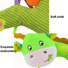 Load image into Gallery viewer, Baby Toys 0-1 Year Old Animal Bed Bells Soothing Plush Toys Baby Rattles Baby Carriage Hanging, A Crossbar - Deer, B Crossbar - Dolphins, C Crossbar - Birds