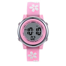 Load image into Gallery viewer, JNEW A380-86195 Children Cartoon Cherry Blossom Waterproof Time Recognition Colorful LED Electronic Watch
