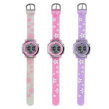 Load image into Gallery viewer, JNEW A380-86195 Children Cartoon Cherry Blossom Waterproof Time Recognition Colorful LED Electronic Watch