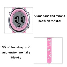 Load image into Gallery viewer, JNEW A380-86195 Children Cartoon Cherry Blossom Waterproof Time Recognition Colorful LED Electronic Watch
