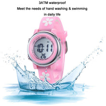 Load image into Gallery viewer, JNEW A380-86195 Children Cartoon Cherry Blossom Waterproof Time Recognition Colorful LED Electronic Watch