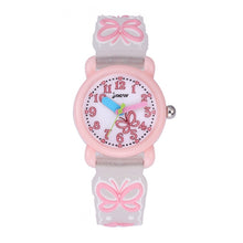 Load image into Gallery viewer, JNEW A335-86228 Children Cartoon 3D Love Butterfly Silicone Waterproof Quartz Watch