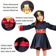 Load image into Gallery viewer, 5812 Children Halloween Costumes Nightclubs Bars Carnival Parties Funny Role-Playing Horror Qing Dynasty Zombie Costumes, S, M, L