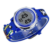 Load image into Gallery viewer, JNEW A380-20092 Children Cartoon 3D Pirate Ship Waterproof Time Cognitive Multifunction Sports LED Electronic Watch