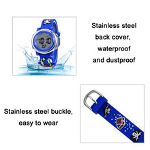 Load image into Gallery viewer, JNEW A380-20092 Children Cartoon 3D Pirate Ship Waterproof Time Cognitive Multifunction Sports LED Electronic Watch