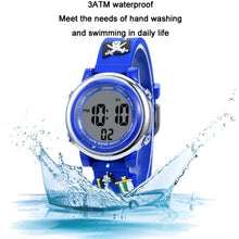 Load image into Gallery viewer, JNEW A380-20092 Children Cartoon 3D Pirate Ship Waterproof Time Cognitive Multifunction Sports LED Electronic Watch