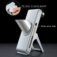 Load image into Gallery viewer, Hand Cutting Cutter Kitchen Lever Slicer Pressing Grater, Simple Gray, Simple Blue