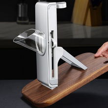 Load image into Gallery viewer, Hand Cutting Cutter Kitchen Lever Slicer Pressing Grater, Simple Gray, Simple Blue