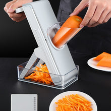 Load image into Gallery viewer, Hand Cutting Cutter Kitchen Lever Slicer Pressing Grater, Simple Gray, Simple Blue