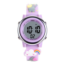 Load image into Gallery viewer, JNEW A380-86664 Children Cartoon 3D Happy Small Elephant Alarm Waterproof Sports LED Digital Watch
