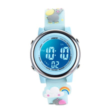 Load image into Gallery viewer, JNEW A380-86664 Children Cartoon 3D Happy Small Elephant Alarm Waterproof Sports LED Digital Watch