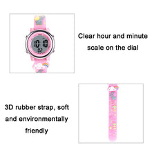 Load image into Gallery viewer, JNEW A380-86664 Children Cartoon 3D Happy Small Elephant Alarm Waterproof Sports LED Digital Watch