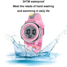 Load image into Gallery viewer, JNEW A380-86664 Children Cartoon 3D Happy Small Elephant Alarm Waterproof Sports LED Digital Watch
