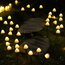 Load image into Gallery viewer, Solar Mushroom Lawn Light Outdoor Waterproof Garden Villa Landscape Decorative String Lights, 3.8m 10 LEDs, 5m 20 LEDs, 6.5m 30 LEDs