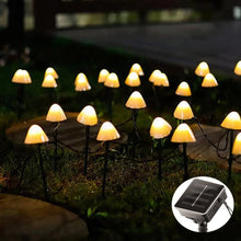Load image into Gallery viewer, Solar Mushroom Lawn Light Outdoor Waterproof Garden Villa Landscape Decorative String Lights, 3.8m 10 LEDs, 5m 20 LEDs, 6.5m 30 LEDs