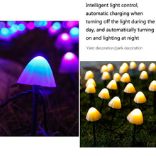 Load image into Gallery viewer, Solar Mushroom Lawn Light Outdoor Waterproof Garden Villa Landscape Decorative String Lights, 3.8m 10 LEDs, 5m 20 LEDs, 6.5m 30 LEDs