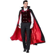 Load image into Gallery viewer, PS6831 Halloween Vampire Costume Castle Men Drag Costume, M, XL