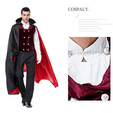 Load image into Gallery viewer, PS6831 Halloween Vampire Costume Castle Men Drag Costume, M, XL
