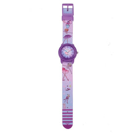 JNEW A369-86365 Children Cartoon Waterproof Time Cognitive Quartz Watch