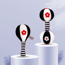 Load image into Gallery viewer, TOLOLO 1 Pair Baby Vision Training Early Educational Toy Newborn Chasing Black And White Sand Hammer Dumbbell Baby Rattle, T168263-2