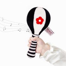 Load image into Gallery viewer, TOLOLO 1 Pair Baby Vision Training Early Educational Toy Newborn Chasing Black And White Sand Hammer Dumbbell Baby Rattle, T168263-2
