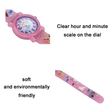 Load image into Gallery viewer, JNEW A335-86264 Children Cartoon 3D Kitten Catching Fish Silicone Waterproof Quartz Watch