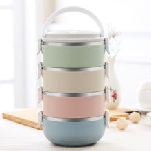 Load image into Gallery viewer, Gradient Color Lunch Box Food Bento Box Stainless Steel Container