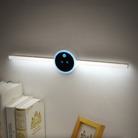 DMK-025 Smart Cabinet Lamp Kitchen Mirror Front Light, Touch + Human Body Induction, Hand Scan Timing, Hand Sweep Clock