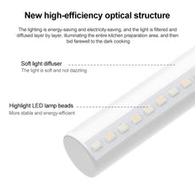 Load image into Gallery viewer, DMK-025 Smart Cabinet Lamp Kitchen Mirror Front Light, Touch + Human Body Induction, Hand Scan Timing, Hand Sweep Clock