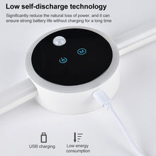 Load image into Gallery viewer, DMK-025 Smart Cabinet Lamp Kitchen Mirror Front Light, Touch + Human Body Induction, Hand Scan Timing, Hand Sweep Clock