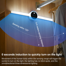 Load image into Gallery viewer, DMK-025 Smart Cabinet Lamp Kitchen Mirror Front Light, Touch + Human Body Induction, Hand Scan Timing, Hand Sweep Clock