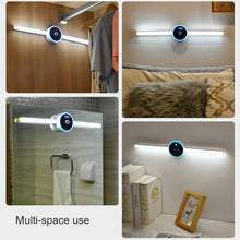 Load image into Gallery viewer, DMK-025 Smart Cabinet Lamp Kitchen Mirror Front Light, Touch + Human Body Induction, Hand Scan Timing, Hand Sweep Clock