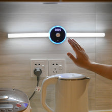 Load image into Gallery viewer, DMK-025 Smart Cabinet Lamp Kitchen Mirror Front Light, Touch + Human Body Induction, Hand Scan Timing, Hand Sweep Clock