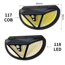 Load image into Gallery viewer, TG-TY074 Solar Human Body Induction Garden Wall Lamp Outdoor Corridor Light, Spec:, 118 SMD, 117 COB