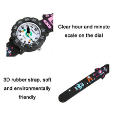 Load image into Gallery viewer, JNEW A342-86170 Children Cartoon Jelly Silicone Strap Quartz Watch