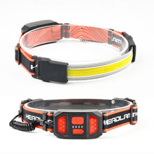 Load image into Gallery viewer, Large Flush COB Headlight Outdoor Camping SMD Headlight, Style:, Rechargeable, Dry Battery, Rechargeable+4 Buckles