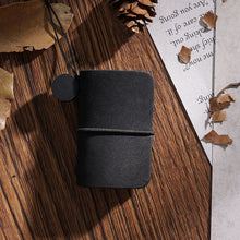 Load image into Gallery viewer, Ultra-Small Mini TN Hand Account Book Leather Notebook Portable Travel Diary, Crazy Horse Skin Black, Crazy Horse Skin Brown, Crazy Horse Skin Coffee, Crazy Horse Skin Ink Green, Crazy Horse Skin Wine Red, Crazy Horse Skin Blue, Crazy Horse Skin Purple...