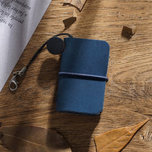 Load image into Gallery viewer, Ultra-Small Mini TN Hand Account Book Leather Notebook Portable Travel Diary, Crazy Horse Skin Black, Crazy Horse Skin Brown, Crazy Horse Skin Coffee, Crazy Horse Skin Ink Green, Crazy Horse Skin Wine Red, Crazy Horse Skin Blue, Crazy Horse Skin Purple...