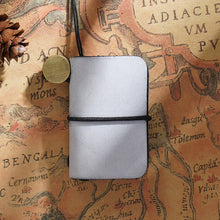 Load image into Gallery viewer, Ultra-Small Mini TN Hand Account Book Leather Notebook Portable Travel Diary, Crazy Horse Skin Black, Crazy Horse Skin Brown, Crazy Horse Skin Coffee, Crazy Horse Skin Ink Green, Crazy Horse Skin Wine Red, Crazy Horse Skin Blue, Crazy Horse Skin Purple...
