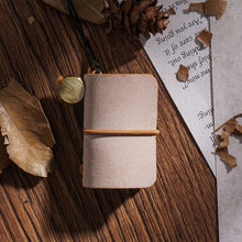 Load image into Gallery viewer, Ultra-Small Mini TN Hand Account Book Leather Notebook Portable Travel Diary, Crazy Horse Skin Black, Crazy Horse Skin Brown, Crazy Horse Skin Coffee, Crazy Horse Skin Ink Green, Crazy Horse Skin Wine Red, Crazy Horse Skin Blue, Crazy Horse Skin Purple...