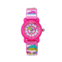 Load image into Gallery viewer, JNEW A335-86224 Children Cartoon 3D Cooking Firl Waterproof Quartz Silicone Watch