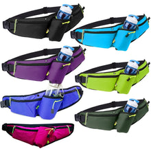 Load image into Gallery viewer, Outdoor Sports Water Bottle Waist Bag Multifunctional Fitness Running Mobile Phone Invisible Waist Bag, Black, Blue, Violet, Rose Red, Fluorescent Green, Royal Blue, Army Green