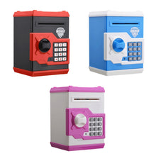Load image into Gallery viewer, Password Safe Deposit Box Children Automatic Savings ATM Machine Toy, Black Red, White Blue, White Pink, Tyrant Gold, Silver, Red, Blue White, White Red, Rose Red, Panda, Reddish Black, Green, Red&amp;Black
