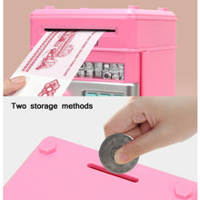 Load image into Gallery viewer, Password Safe Deposit Box Children Automatic Savings ATM Machine Toy, Black Red, White Blue, White Pink, Tyrant Gold, Silver, Red, Blue White, White Red, Rose Red, Panda, Reddish Black, Green, Red&amp;Black
