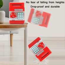 Load image into Gallery viewer, Password Safe Deposit Box Children Automatic Savings ATM Machine Toy, Black Red, White Blue, White Pink, Tyrant Gold, Silver, Red, Blue White, White Red, Rose Red, Panda, Reddish Black, Green, Red&amp;Black